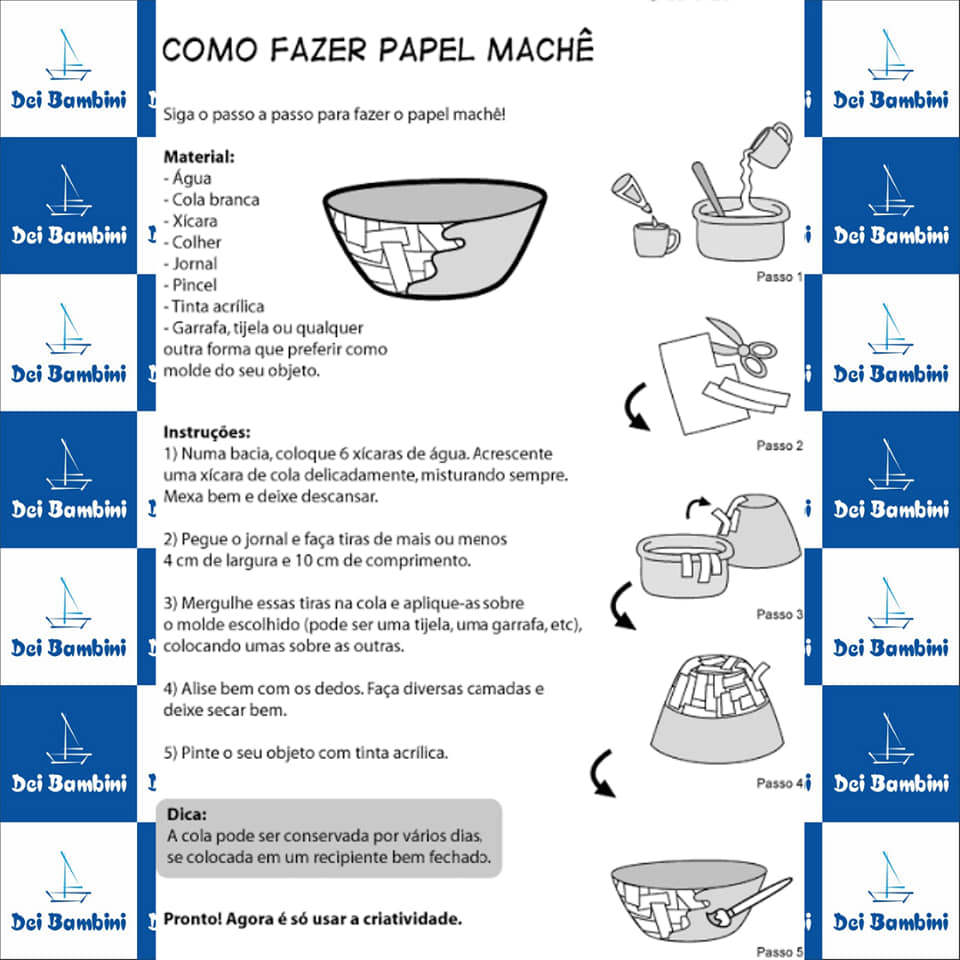 Esculturas em papel machê - Pré I